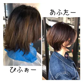 ショート カラー メンズヘア特化 崎田 成人のヘアスタイル