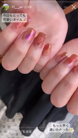 ネイル nailsalon　hue所属・小山 羽奈のネイルデザイン