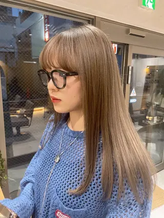 ロング カラー 🍐透明感カラー🍐 レイヤーカットのヘアスタイル