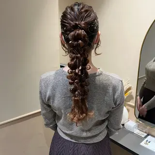 ロング ヘアアレンジ 🫧tomoka 透明感カラー🫧のヘアスタイル