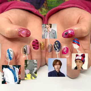 ネイル プライベートネイルサロンone nail所属・one nail 【推し/概念ネイル】のネイルデザイン
