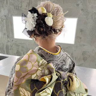 ミディアム ヘアアレンジ 透明感カラー/ 髪質改善/ストレートのその他イメージ