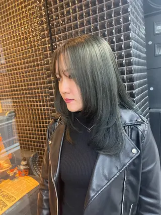 ロング カラー Canon/ インナーカラー/四条のヘアスタイル