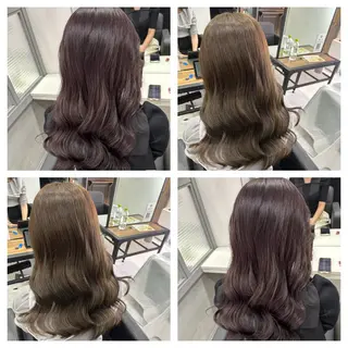 セミロング カラー ヘアアレンジ 🎀推し活ヘアー🎀 Yuuna🐰💖のヘアスタイル