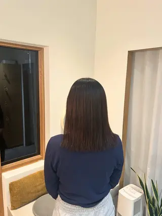 ミディアム カラー🫧/鎌倉 縮毛矯正/大空のヘアスタイル