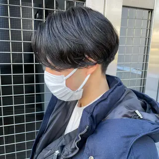 ショート パーマ メンズ アイブロウ 【メンズ縮毛矯正】 田中秀斗のヘアスタイル