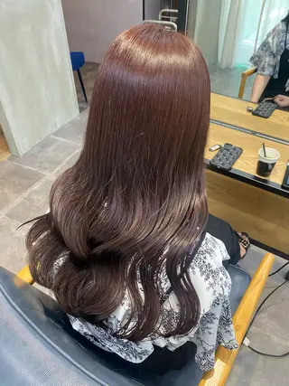 ロング カラー 韓国×髪質改善カラー 💎hinaのヘアスタイル