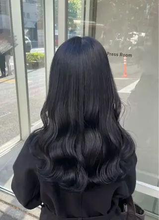 ロング カラー 🖤酸性縮毛矯正/ 艶髪🖤のヘアスタイル