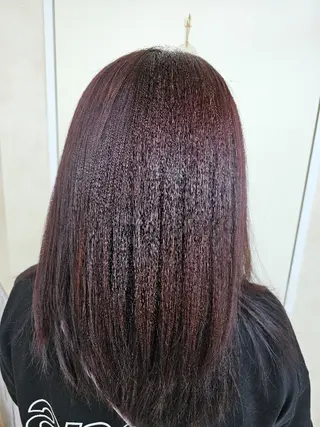 カラー BENI岩沼たけくま 店 佐藤朱華のヘアスタイル