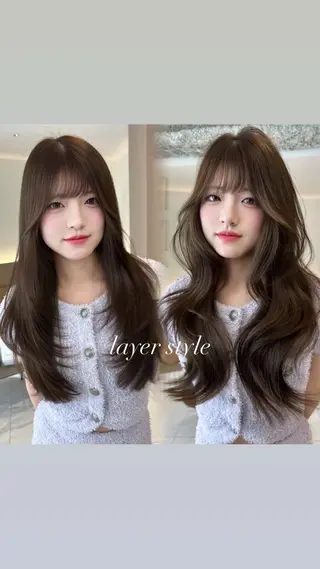 ロング ブリーチなし/ 透明感カラー/松沢のヘアスタイル