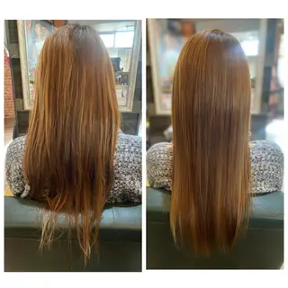 ロング ハイライト/インナー /ブリーチ/レイヤーのヘアスタイル