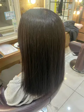 ミディアム 韓国カラー／エクステ 松戸梨杏のヘアスタイル
