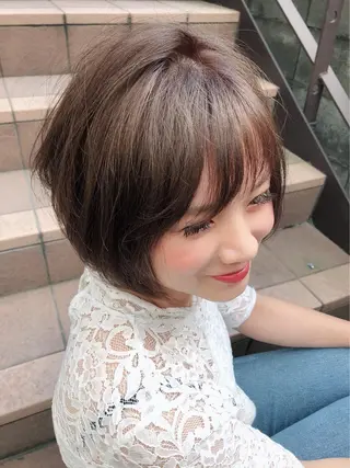 ショート カラー 'amo所属・'amo eyelashのマツエク・マツパデザイン