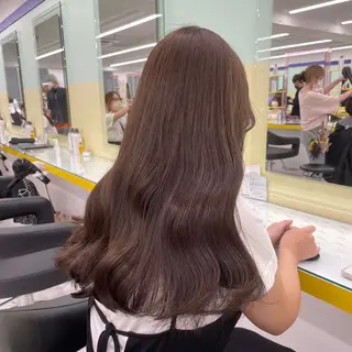 カラー 透明感ベージュ🤎 ナチュラルレイヤーのヘアスタイル
