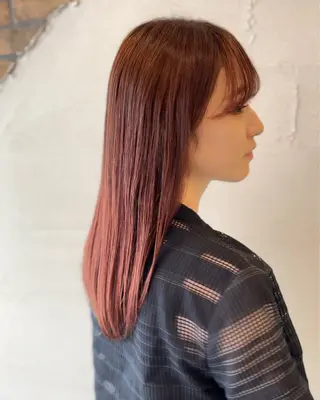 ロング カラー 韓国風🇰🇷レイヤ ーKEI🇰🇷のヘアスタイル