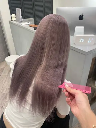 ロング ♡似合わせハイトーン ♡maiのヘアスタイル