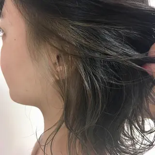 ミディアム カラー ヘアアレンジ 【Sweep】おじま のぞみのヘアスタイル