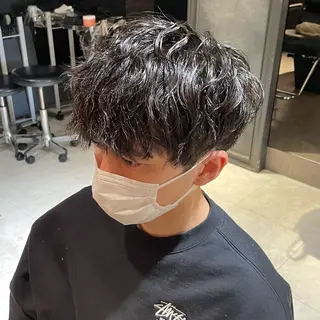 ショート パーマ メンズ メンズ専門美容師✂︎ 大庭勝己のヘアスタイル