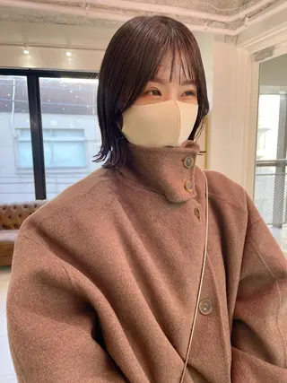 ミディアム カラー 💖美髪矯正💖 辻未侑のヘアスタイル