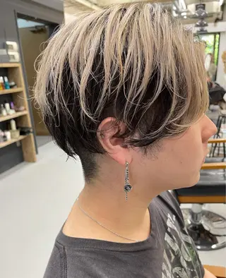 カラー メンズ 森本裕/オーナー/ スパイラルパーマのヘアスタイル