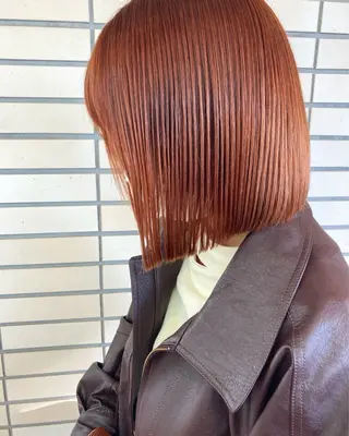 ミディアム WARP/縮毛矯正 山野辺のヘアスタイル