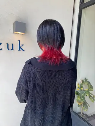 ミディアム カラー Sizuk ＆LOAのヘアスタイル