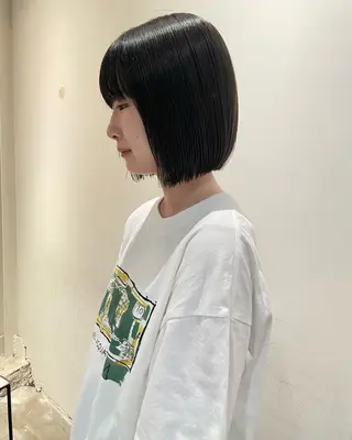 ハナ🌼 梅田/ボブ/パーマのヘアスタイル