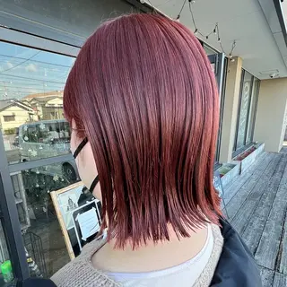 ミディアム カラー 透明感カラー🫧 𝐫𝐞𝐦𝐢🫧のヘアスタイル