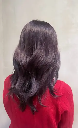 セミロング カラー 🦋韓国/暖色カラー RENA🦋のヘアスタイル