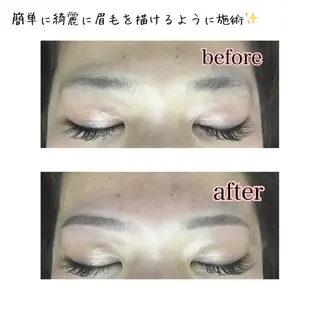 ショート ミディアム セミロング ロング カラー パーマ ヘアアレンジ ネイル マツエク・マツパ 眉毛サロン DUAL 恵比寿の眉毛・アイブロウイメージ