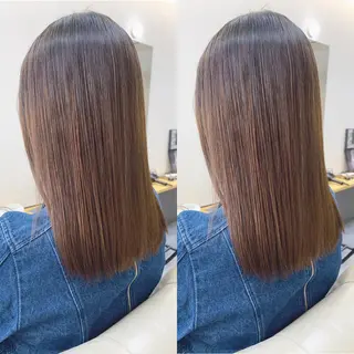 セミロング H所属・H (エイチ) 烏丸御池店のヘアスタイル