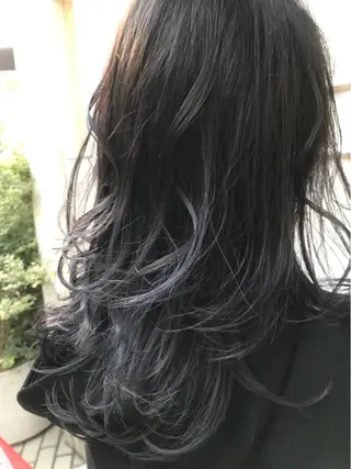 セミロング カラー 🫟Blanco🫟 Color&Careのヘアスタイル