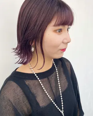 ショート カラー tonari 梅田、中崎町のヘアスタイル