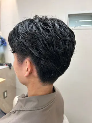 ショート パーマ メンズ Mary Harris姪浜所属・中村 飛優　/姪浜のヘアスタイル