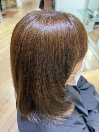 セミロング 村中 逸紀のヘアスタイル