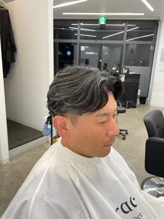 ショート パーマ メンズ 平野 拓海のヘアスタイル