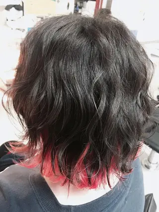 ミディアム カラー 髪質改善カラー🎗️ 滝沢純のヘアスタイル