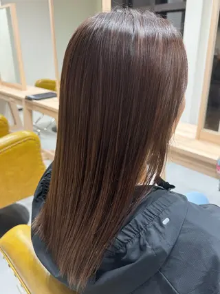ロング カラー 大内 カオリのヘアスタイル
