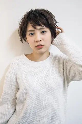 ショート カラー 千葉 慎也のヘアスタイル