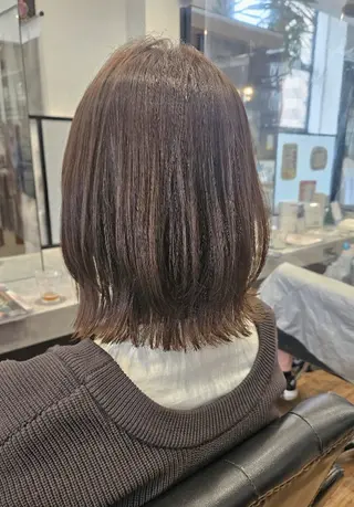 ミディアム カラー 関口 友菜のヘアスタイル