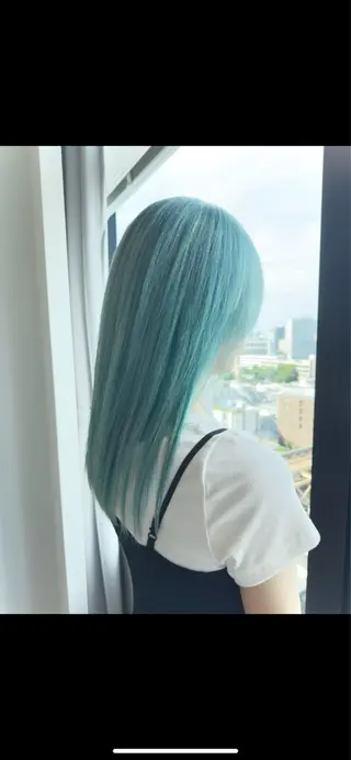 セミロング 平塚/顔周りレイヤー /寒色/きゅうとのヘアスタイル