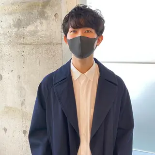 パーマ メンズ YinYang所属・川﨑 章弘のヘアスタイル