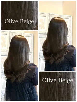 ロング カラー ルプラボウ/ 内藤ほのか/艶カラーのヘアスタイル