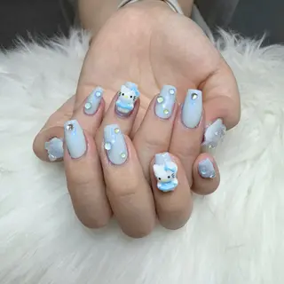 ネイル 🎀nana🫧 ワンホンネイル🎀のネイルデザイン