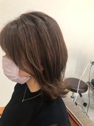 ミディアム カラー 佐々木 政徳のヘアスタイル