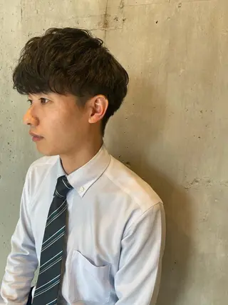 メンズ nishido ハイライト/海外ヘアのヘアスタイル