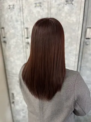 ロング カラー nico 麻生 花輪 美優のヘアスタイル