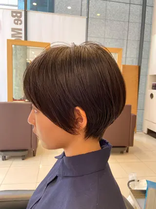 ショート ショート白髪染め無料 ／河瀬謙介のヘアスタイル