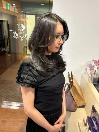 ミディアム 久米 文弥のヘアスタイル