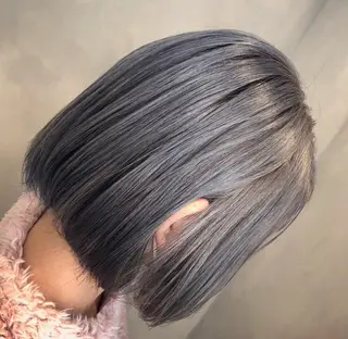 ショート カラー 縮毛矯正⭐️ 桜場裕一のヘアスタイル